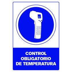 Señalética Control de Temperatura