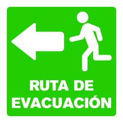 ruta de evacuación