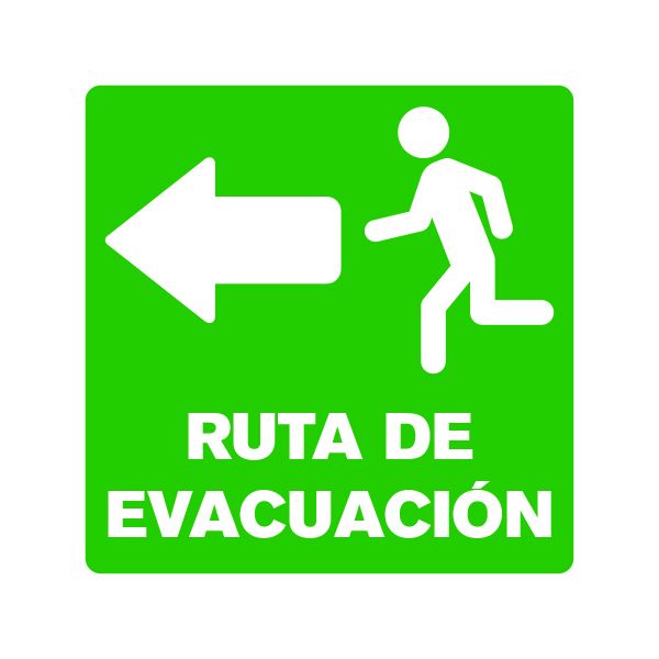 ruta de evacuación
